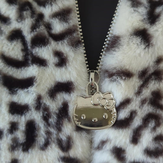 Hello Kitty x Blackmilk faux fur jacket m