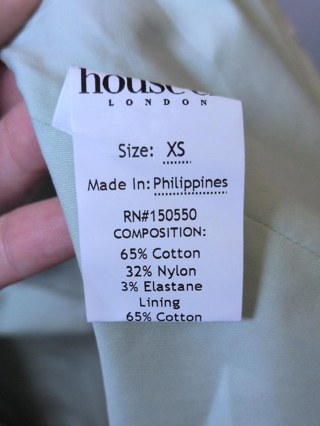 House of CB 'Sabrina' corset fit and flare dress in Light Jade Floral Size XS