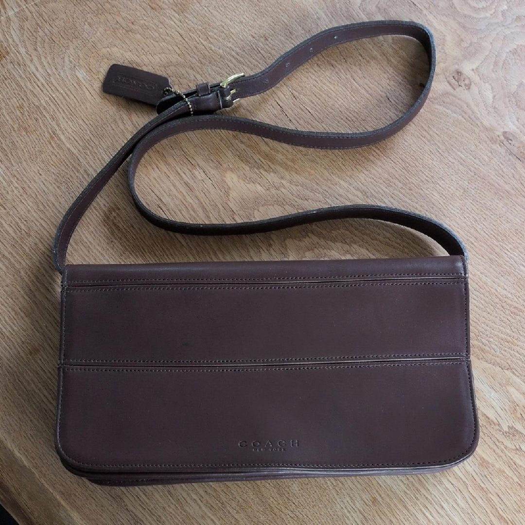 Coach Tribeca Vintage Convertible Bag In Dark Brown