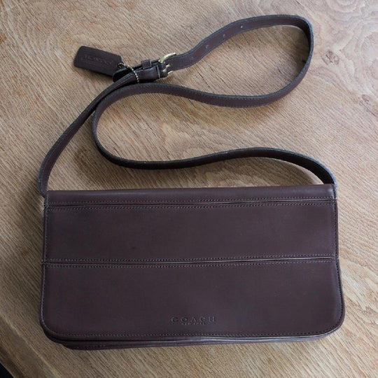 Coach Tribeca Vintage Convertible Bag In Dark Brown