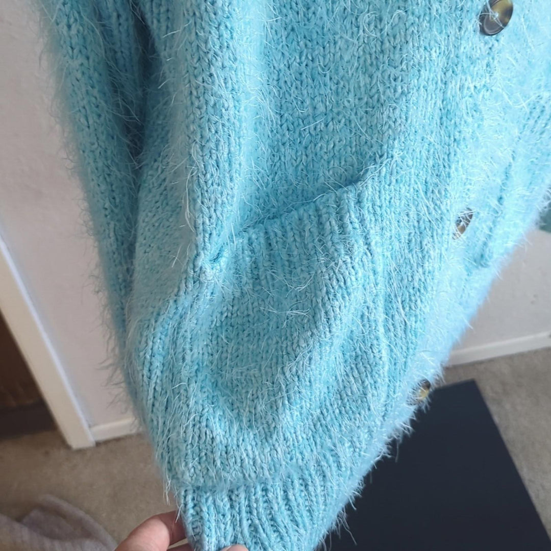 Free People Blue Butterfly Nevermind cardigan - Medium