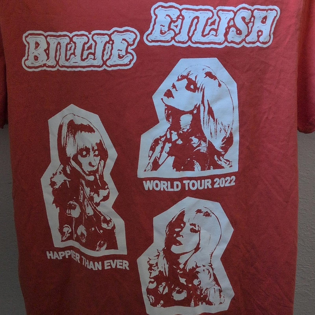 Billie Eilish Happier Than Ever World Tour 2022 T-shirt - Extra Large