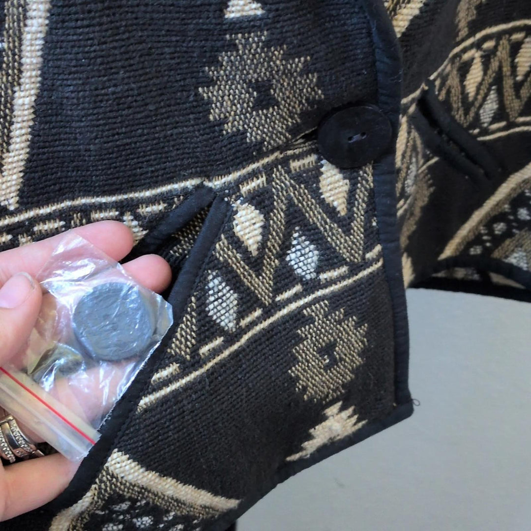 Vintage 90s New Identity Kilim Style Jacket  - Large