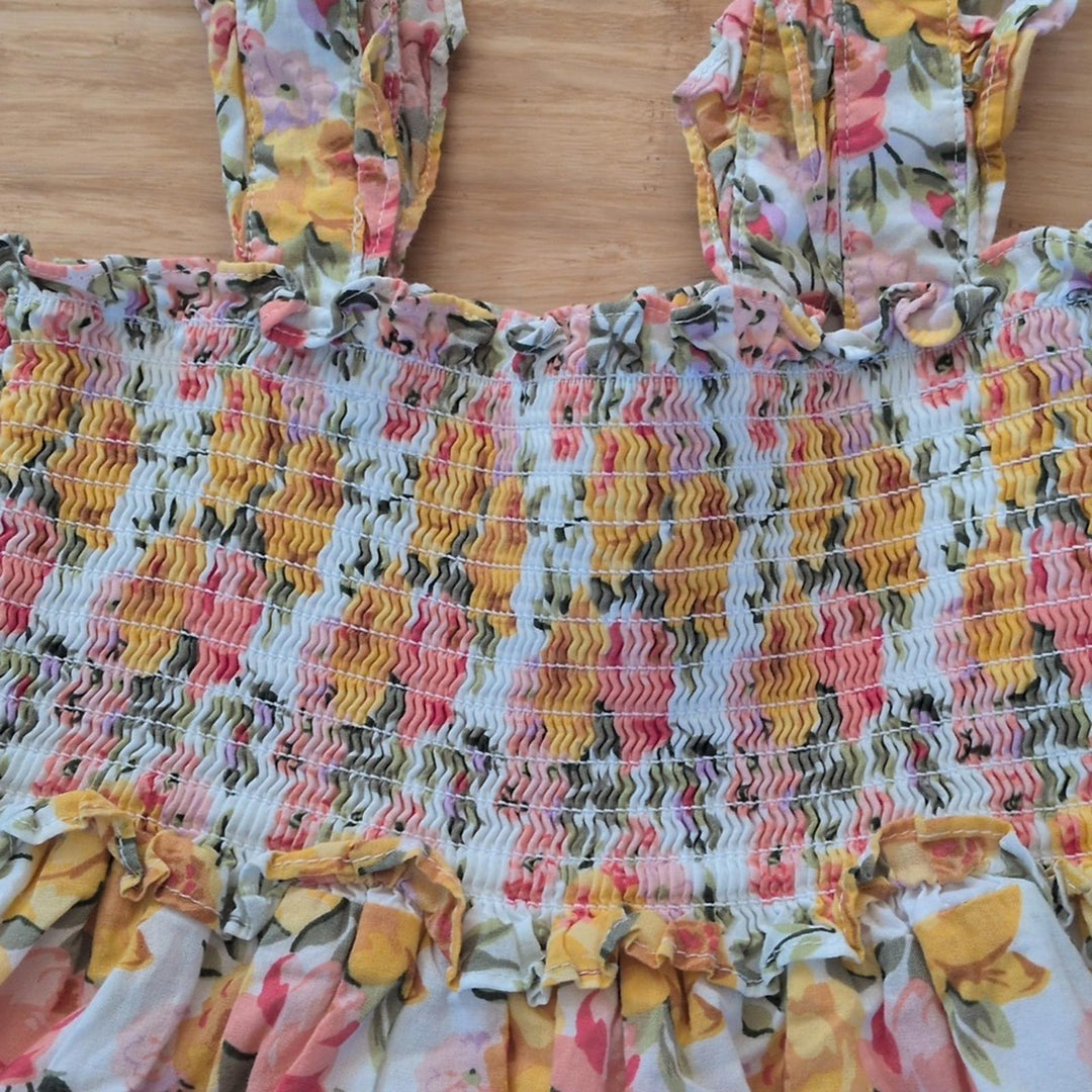 Janie And Jack The Emily Smocked Floral Sundress