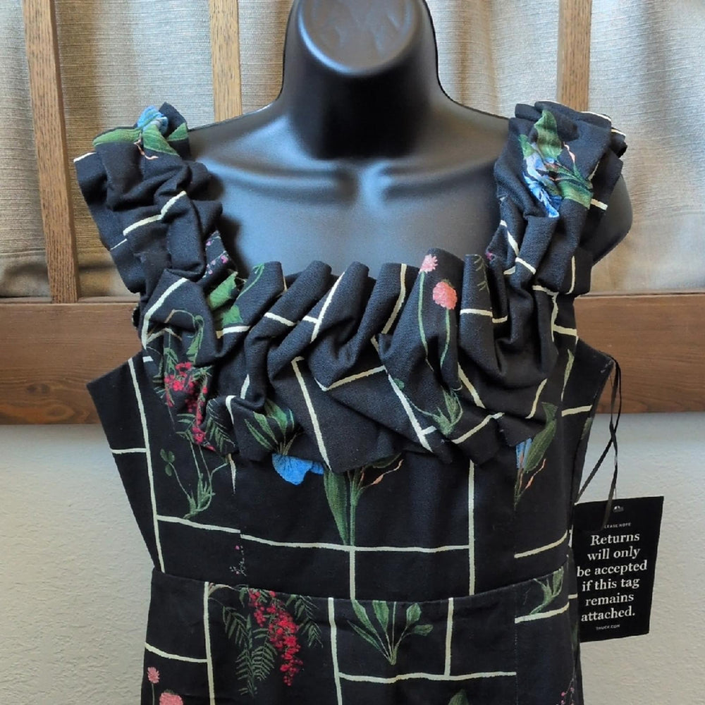Tuckernuck black fresher buds Suze dress - US 10
