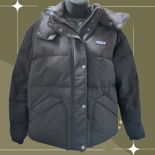 Patagonia Women's Downdrift Jacket In Dark Brown - Medium