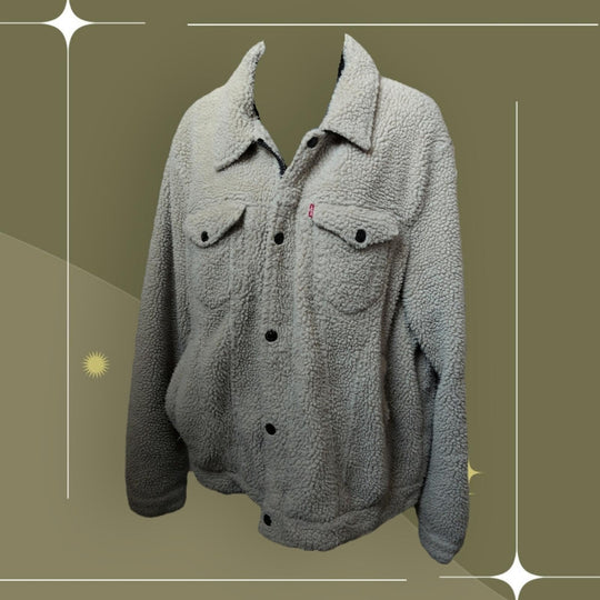 Men's Faux Sherpa Trucker Jacket