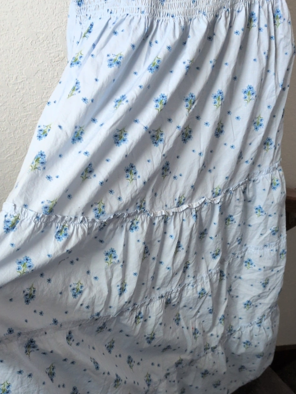 Hill House Home Ellie Nap Dress In Ditsy Blue Floral Size XL