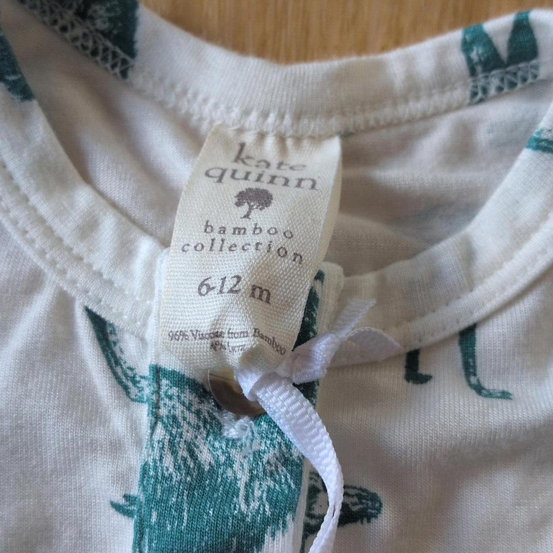 Kate Quinn Bamboo Collection Alpaca Long Sleeve Onesie Dress - 6-12 Mo