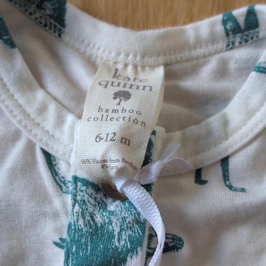 Kate Quinn Bamboo Collection Alpaca Long Sleeve Onesie Dress - 6-12 Mo