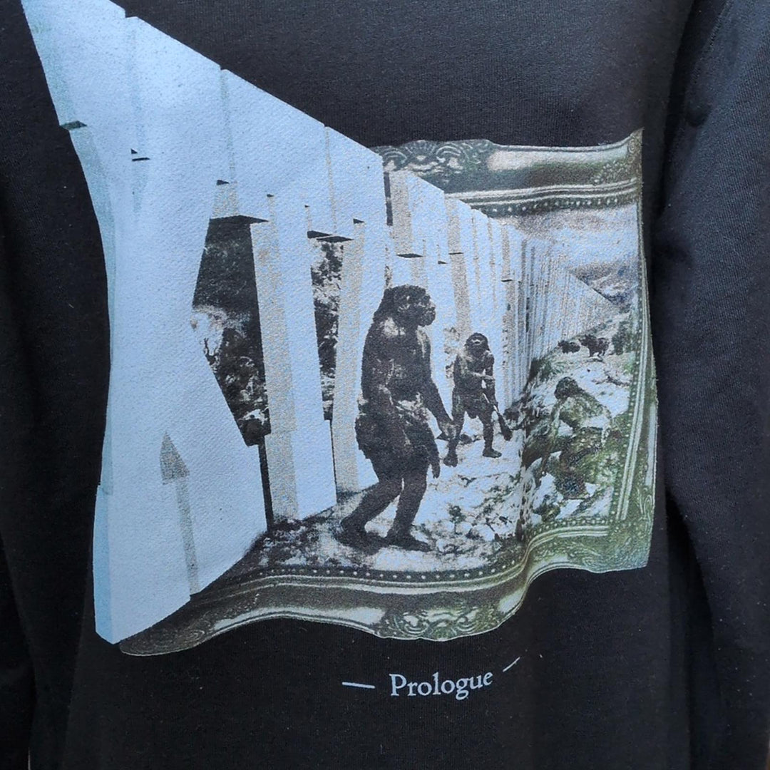 KTZ Mens Streetwear Oversized Prologue Crew Neck Sweater