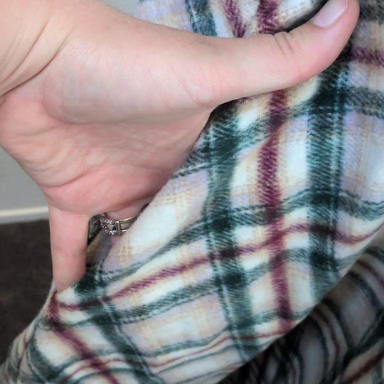 Ivy City Co Molly Plaid Flare Dress - 1XL