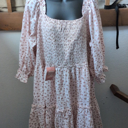 Ivy City Co Short Madelyn Dress In Pink - 4XL