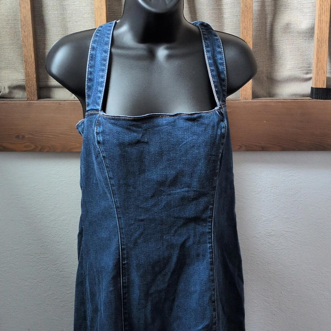 Reformation Evita Denim Dress - US 10