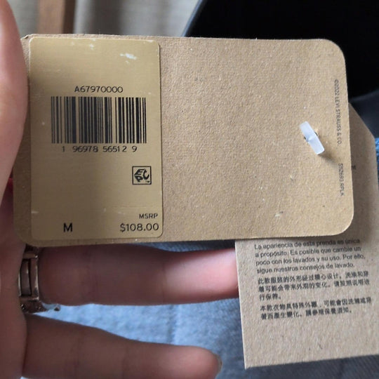 Levi's Inside Out Two Toned Jean Jacket - Medium