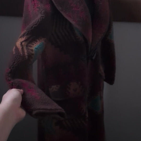 Tasha Polizzi Long Sherpa Borderline Duffle Coat - Small