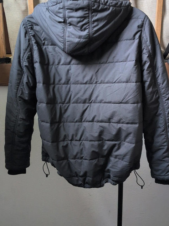 Carhartt women's black hooded utility jacket style 103909 - XL