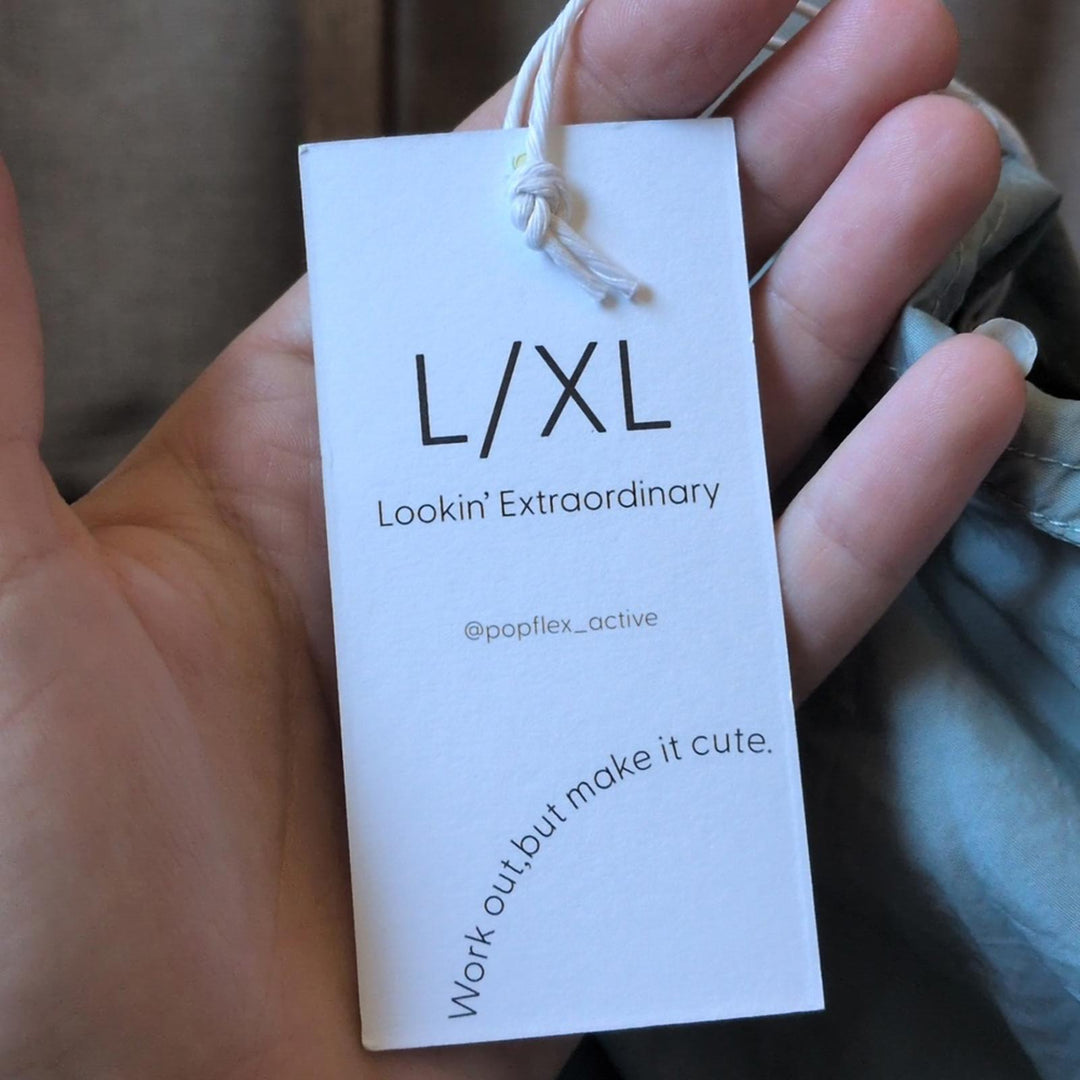 Popflex Windbreaker In Light Teal - L/XL