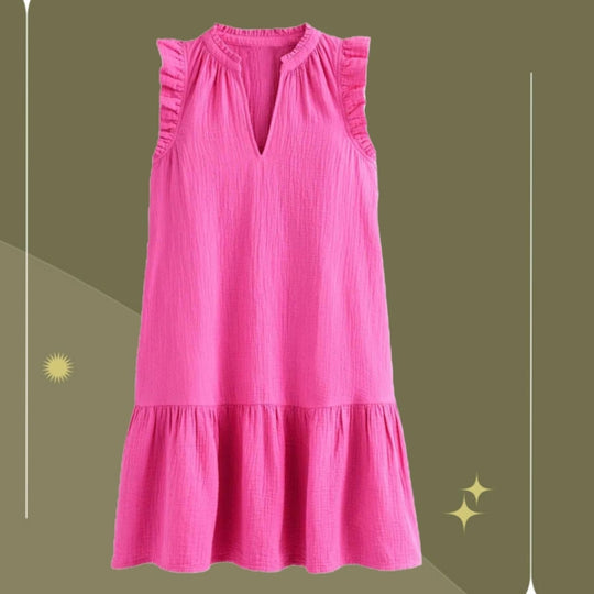 Boden Daisy Double Cloth Mini Dress