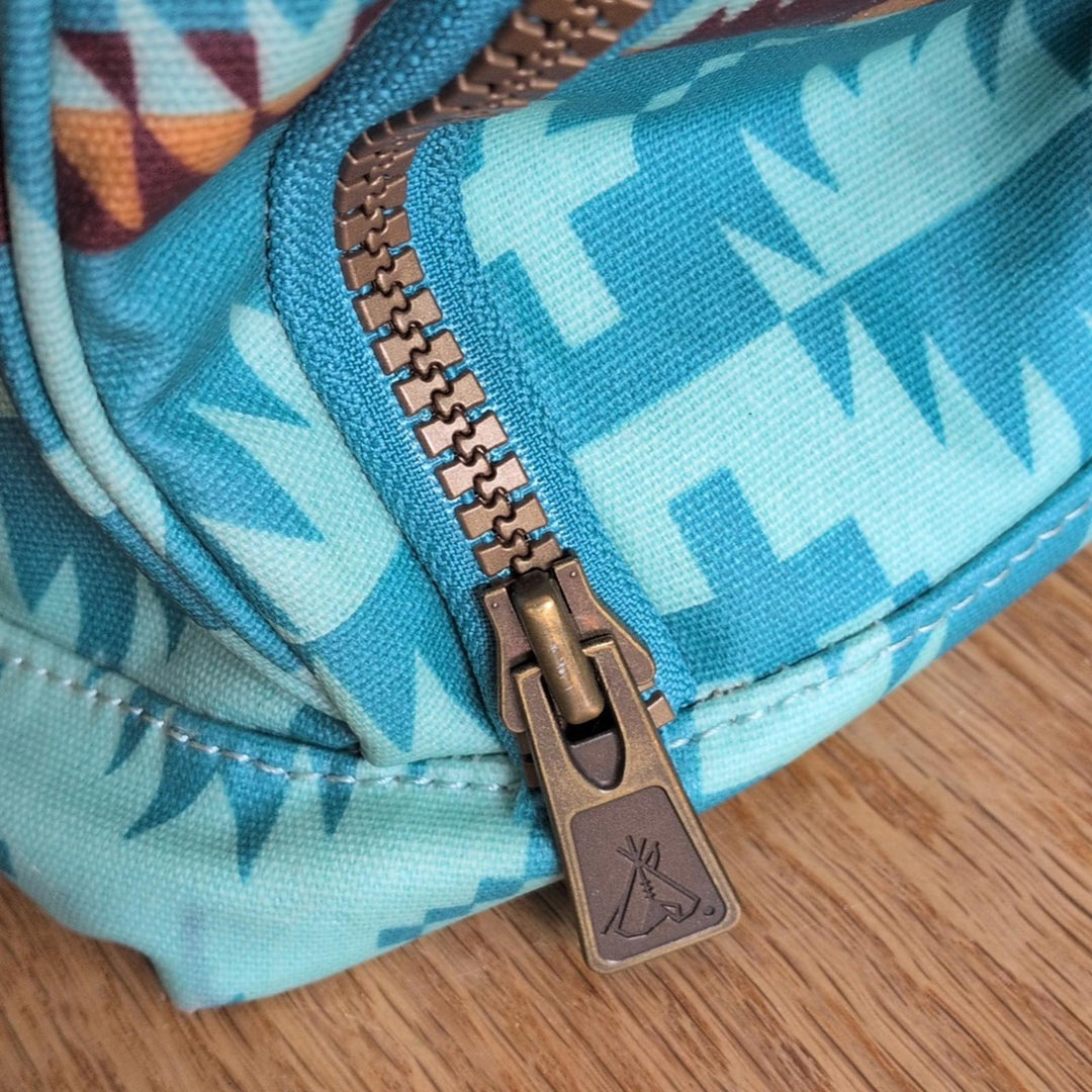 Pendleton Teal Aztec Printed Duffle Bag