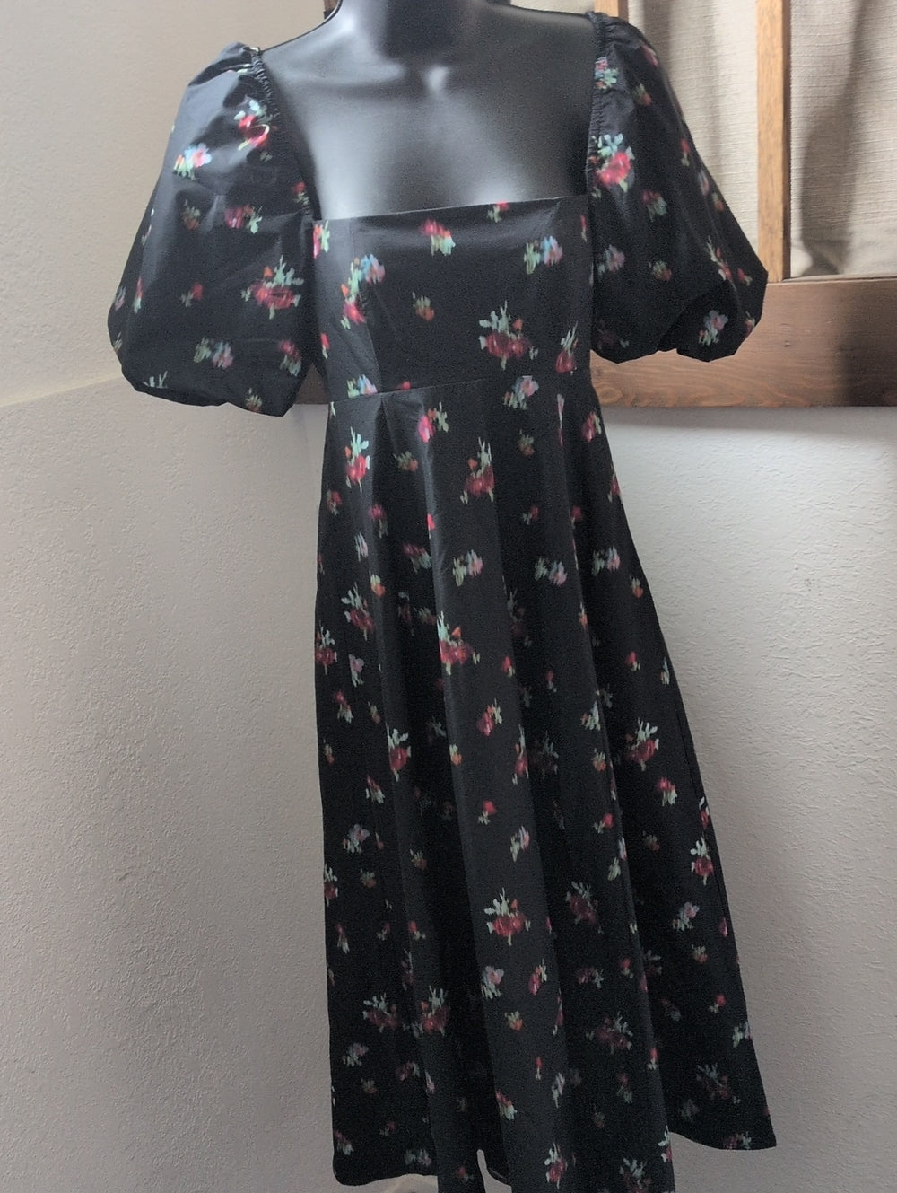 Hill House Matilda Ikat Floral Midi Dress - XS