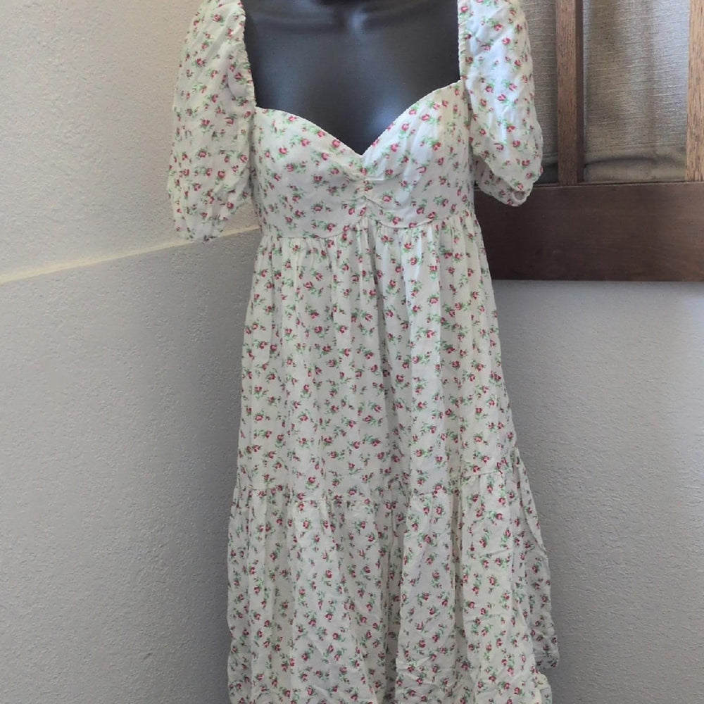 Selkie Madonna Dress In Shortcake Floral - XS