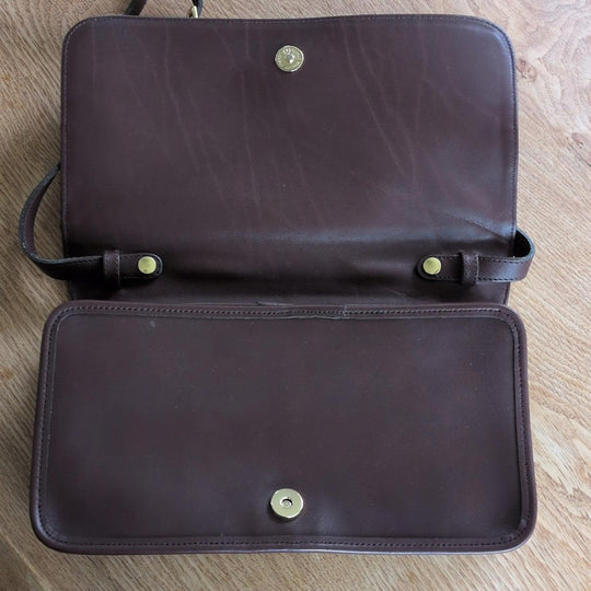 Coach Tribeca Vintage Convertible Bag In Dark Brown