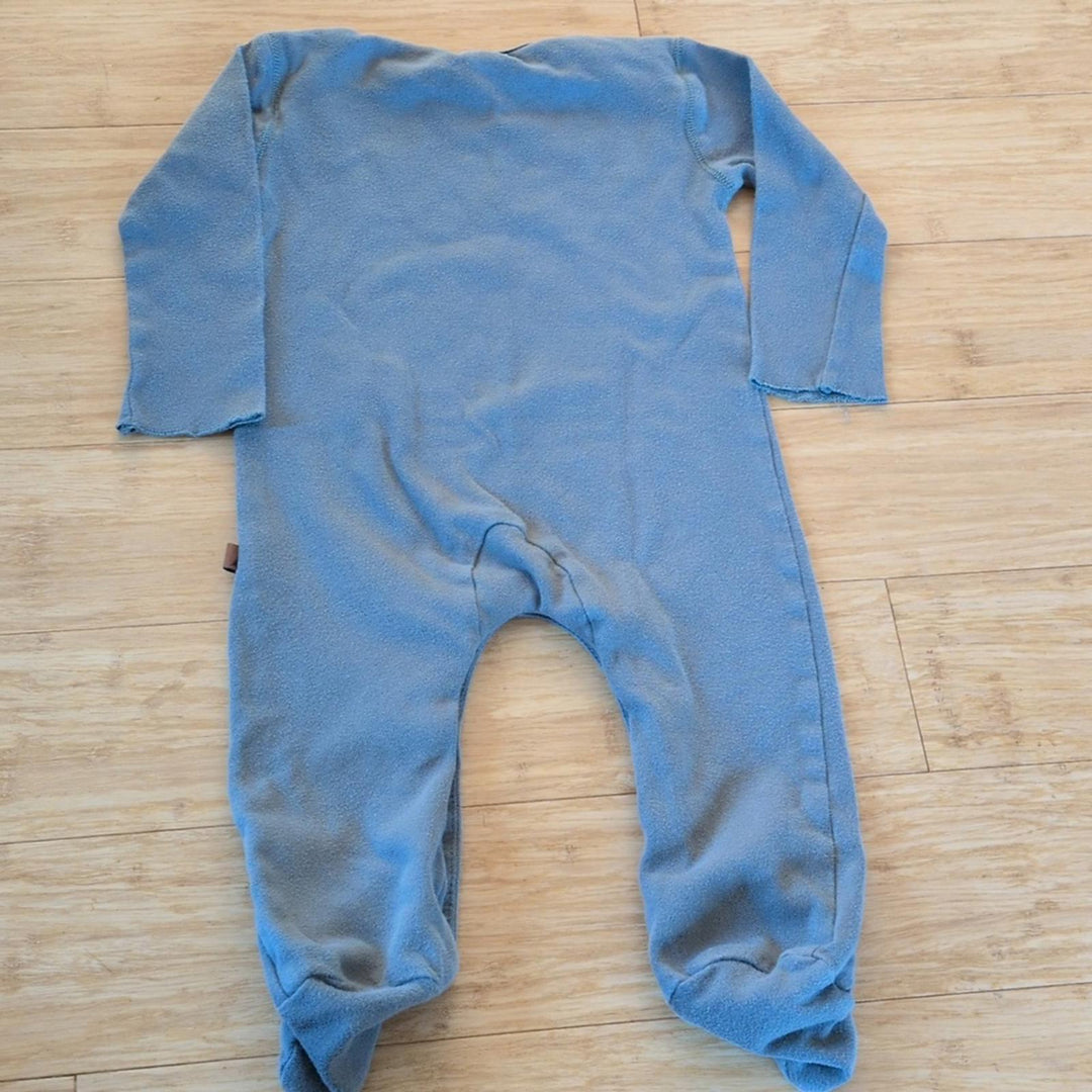 KidWild Organic Cotton Footy Onesie Size 6 To 12 Months