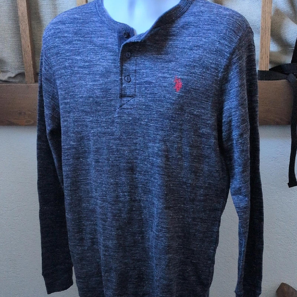 US Polo Association Thermal Henley - Medium
