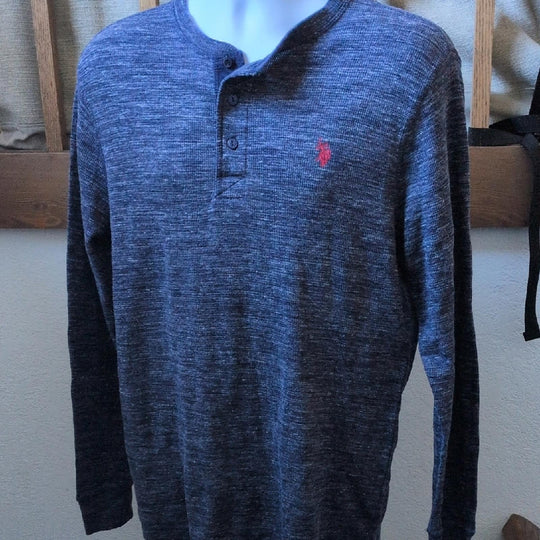 US Polo Association Thermal Henley - Medium
