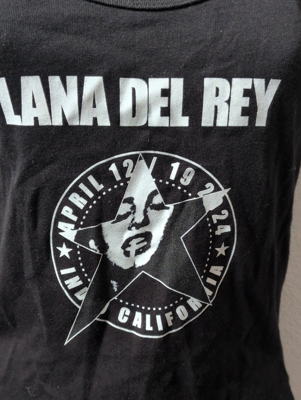 Official Lana Del Rey Coachella Black Tank Top size l