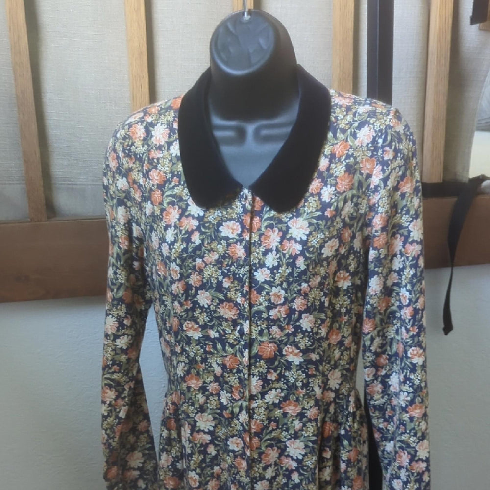 Vintage 90s Laura Ashley Floral Riding Dress - US 6
