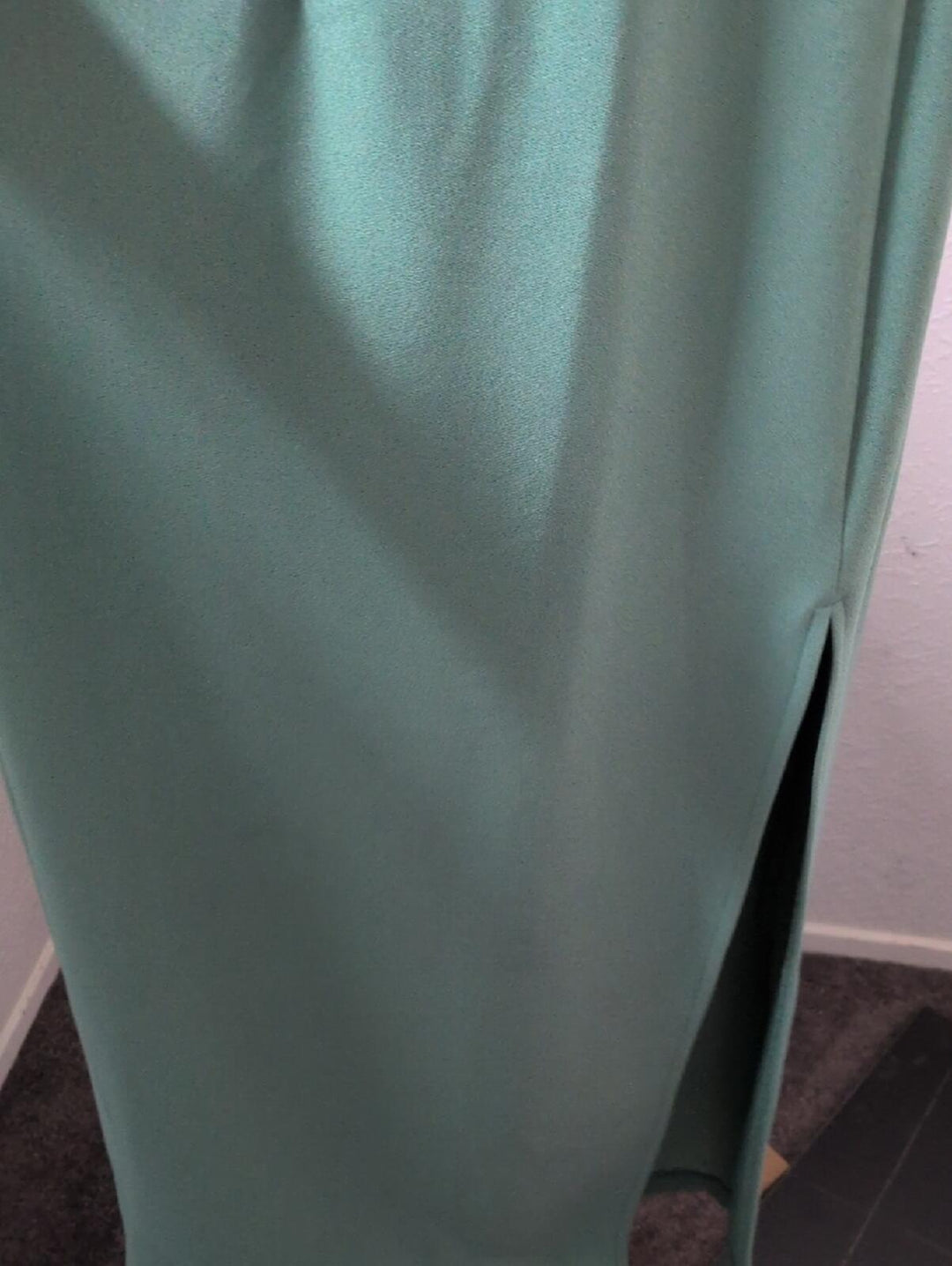 Abercrombie Sage Halter Cross Neck Maxi Dress - Medium