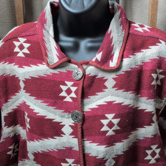 90s Jane Ashley Southwest Style Jacket - Large
