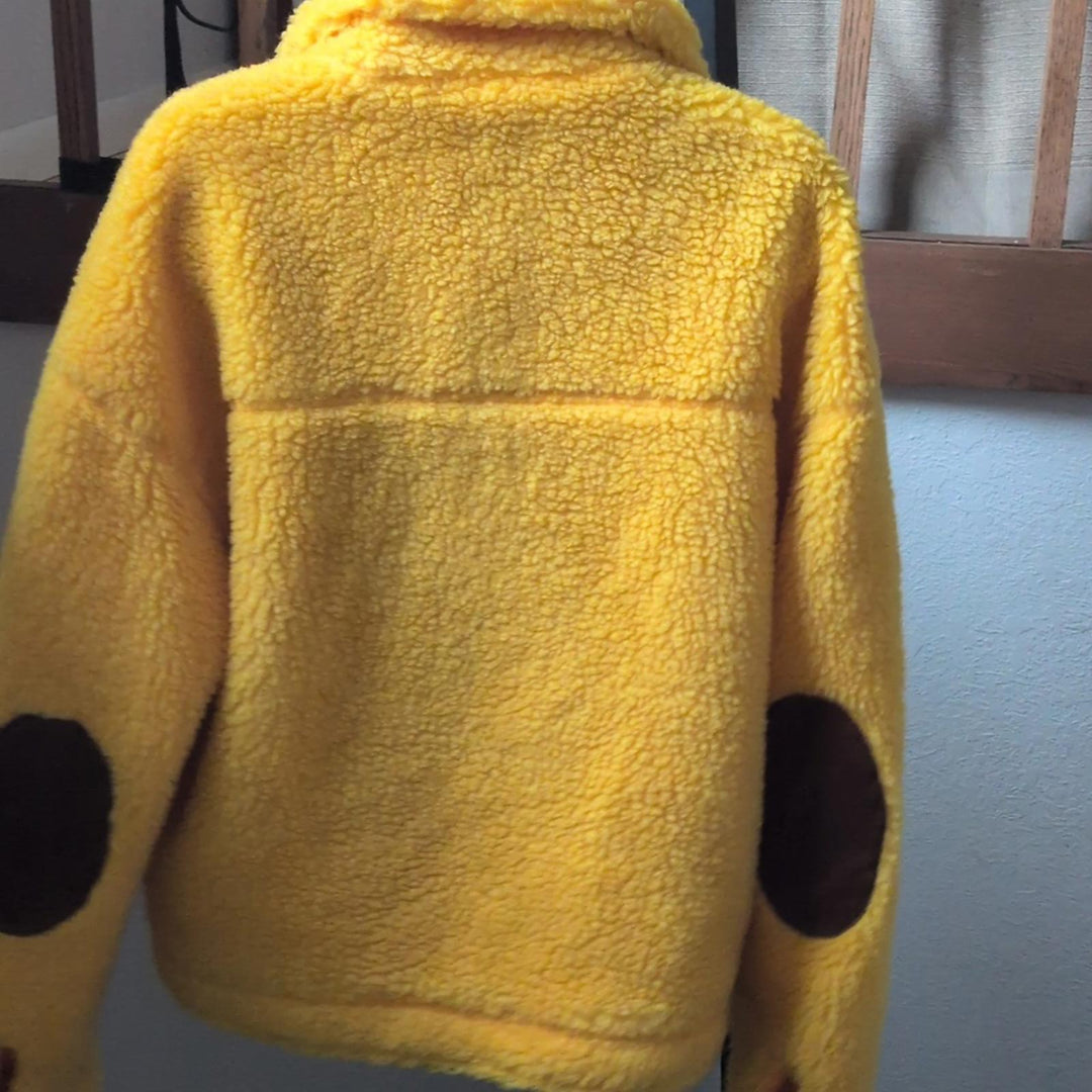 Sundae School Tiger Butterfly Fleece Jacket - Small