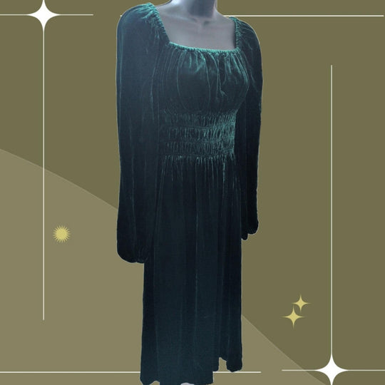 Hill House Jasmine Velvet Nap Dress - XS
