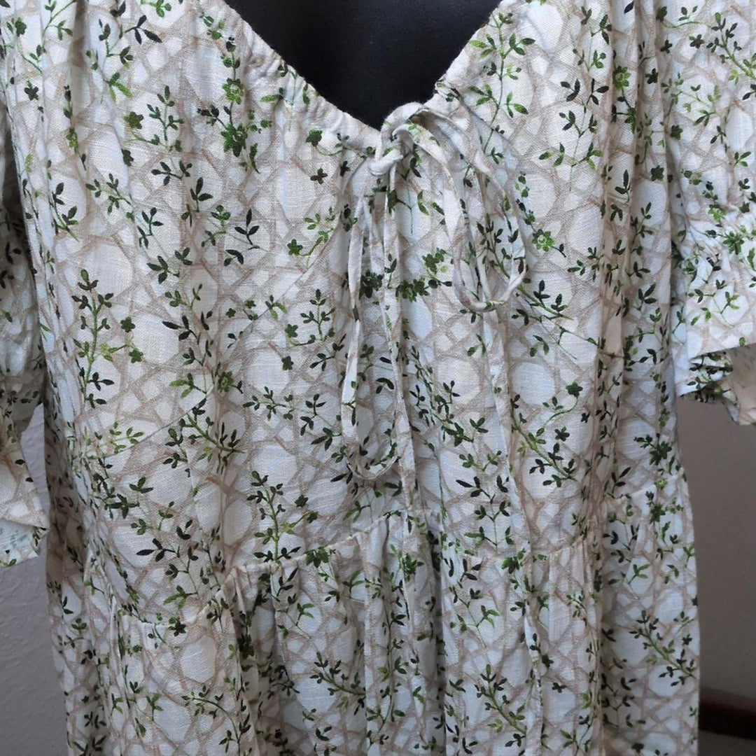 Hill House Home Ophelia Basketweave Vine Dress - XXL