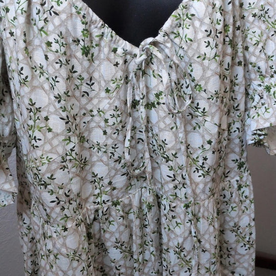 Hill House Home Ophelia Basketweave Vine Dress - XXL