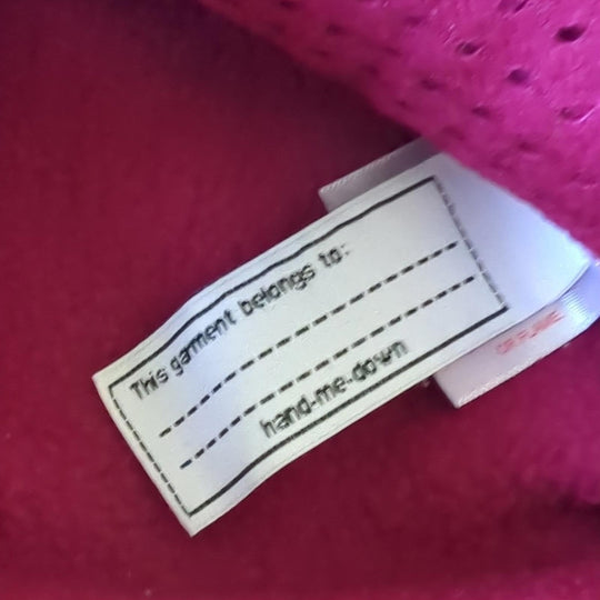 Deep Fuscia Patagonia Synchilla Zip Up - Girls XL