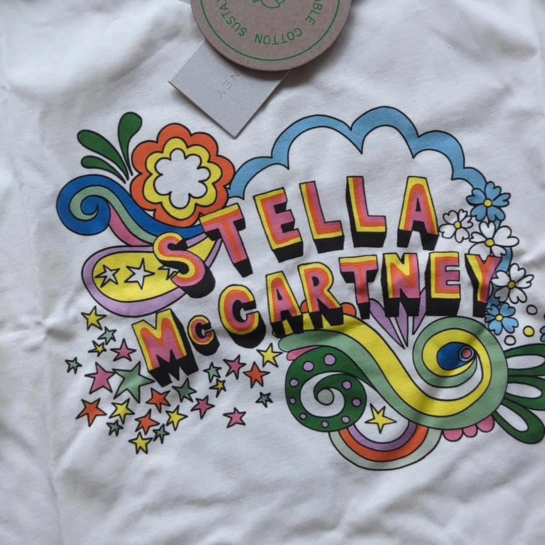 Stella McCartney Kids Cropped Logo Tee - GIrls 6