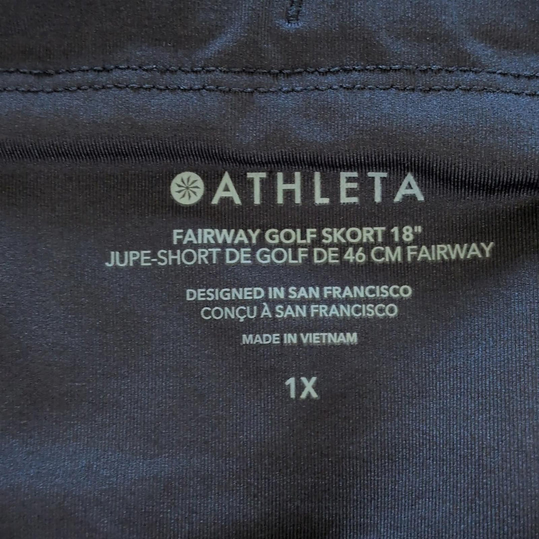 Athleta Fairway Golf Skirt 18" Black - 1x