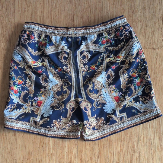 Hotel Franks By Camilla Mens Venice Vignette Mid Length Board Short
