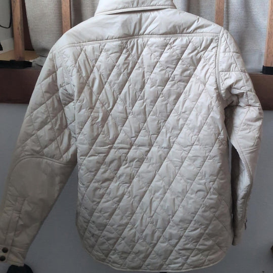 Cuts Boulevard Quilted Jacket In Khaki - Medium