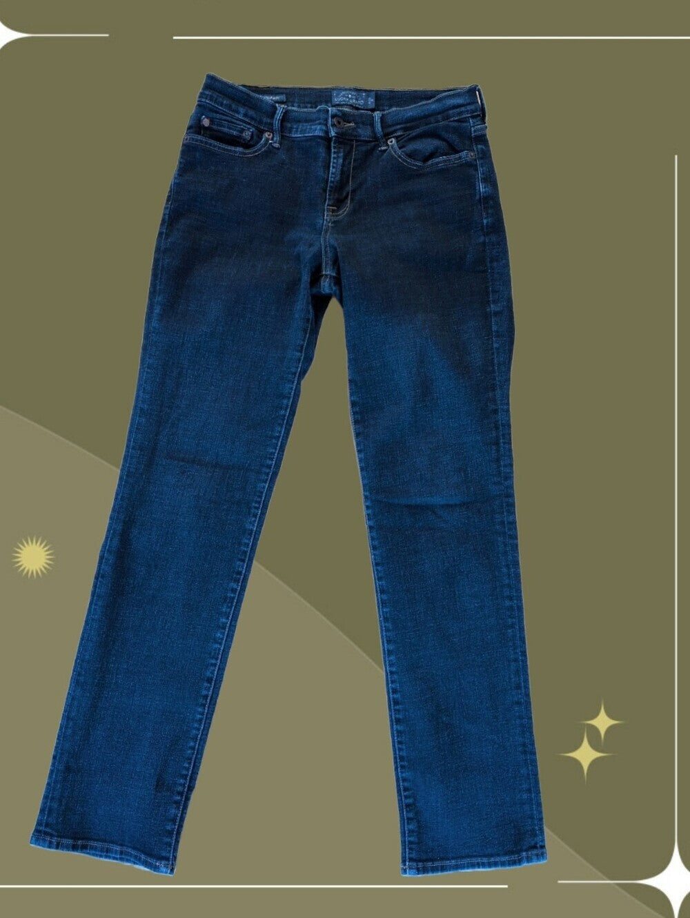 Lucky Brand Sweet N Straight Dark Wash Denim Jeans Size 6 / 28