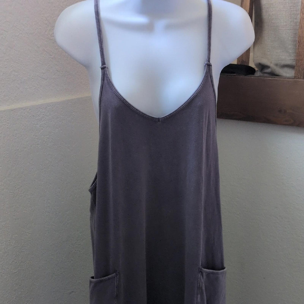 Free People Hotshot Onesie In Stonewashed Lavender