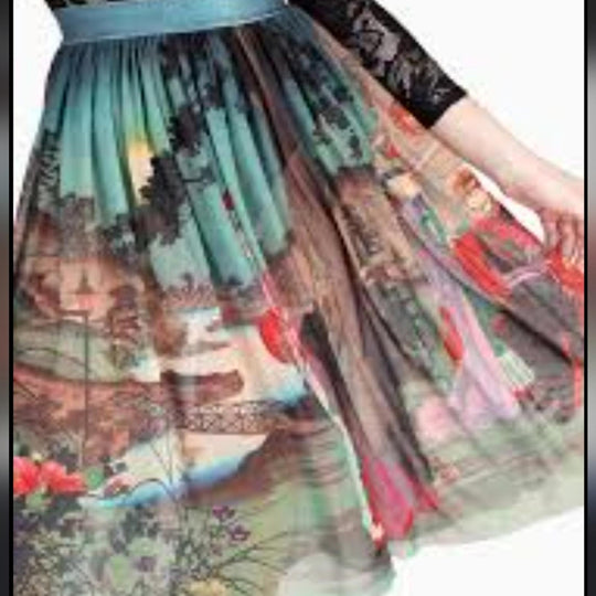 Blackmilk limited nobility sheer skirt