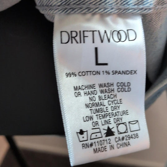 Driftwood Arizona Sunset Embroidered Jean Jacket - Large