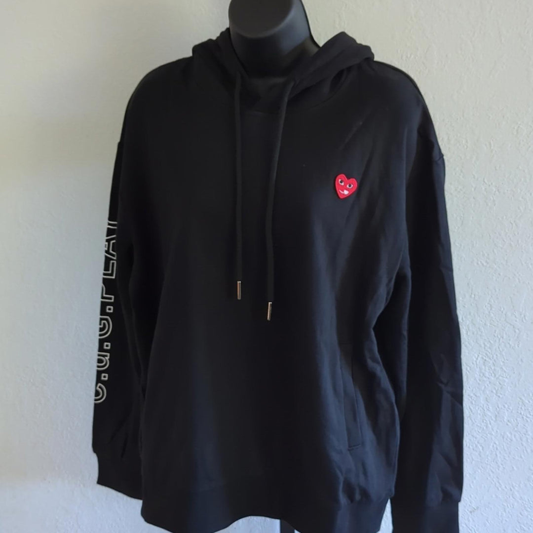 Comme des Garcons play love is free hoodie - Medium