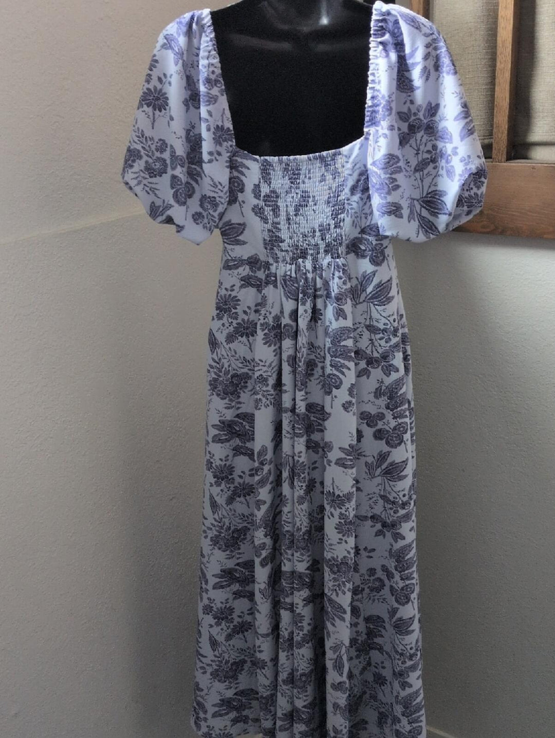 Hill House Home Matilda Dress in Lilac Tonal Floral - XS