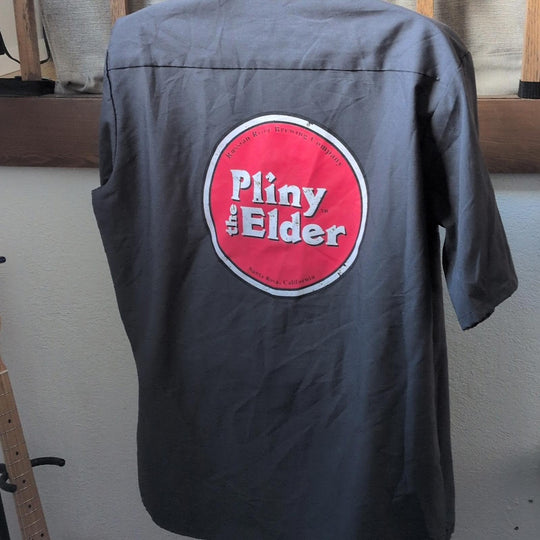 Russian River Brewing Company Pliny The Elder Men's Red Cap Work Shirt - XL